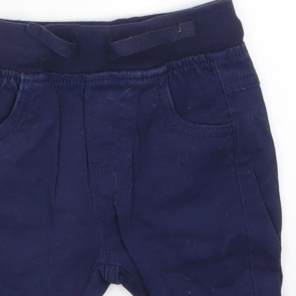 Marks and Spencer Boys Blue   Capri Trousers Size 0-3 Months