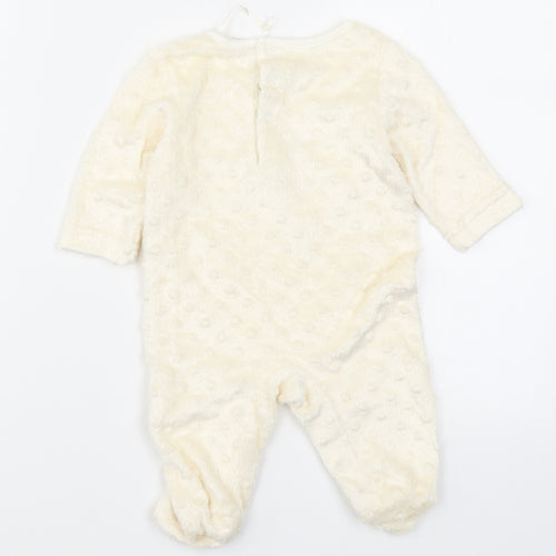Rock a Bye Baby Boutique Baby Beige Solid  Cami One Piece Size 0-3 Months  - Bear