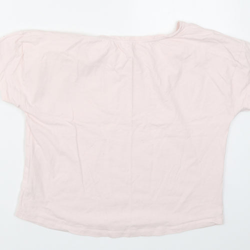 Boux Avenue Womens Pink Solid  Top Pyjama Top Size 12  - Be Kind to Yourself