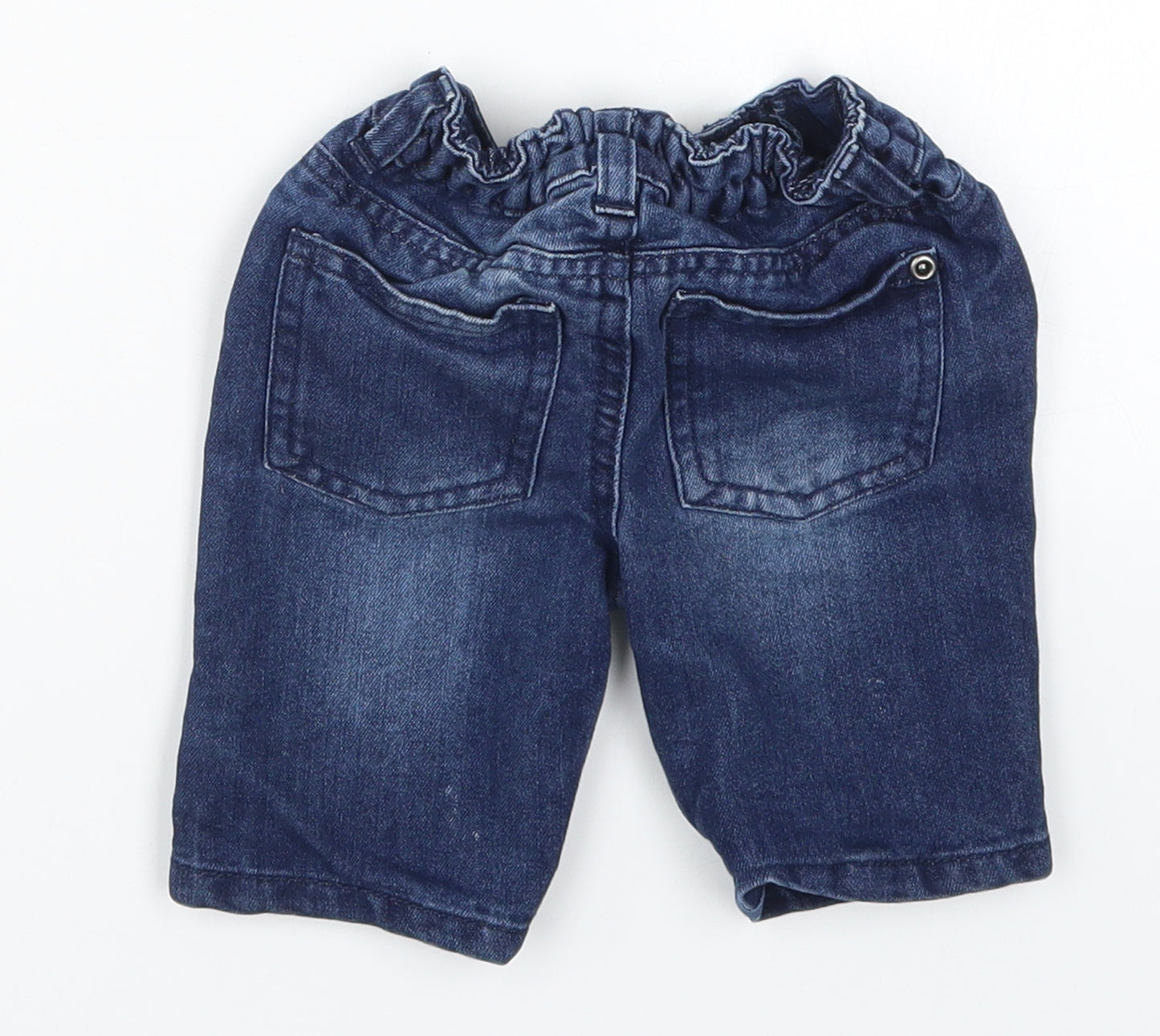 Primark Boys Blue  Denim Cropped Jeans Size 9-12 Months