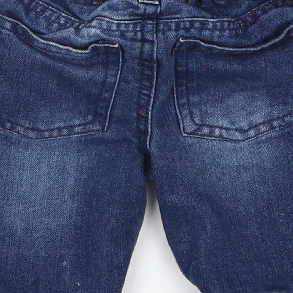 Primark Boys Blue  Denim Cropped Jeans Size 9-12 Months