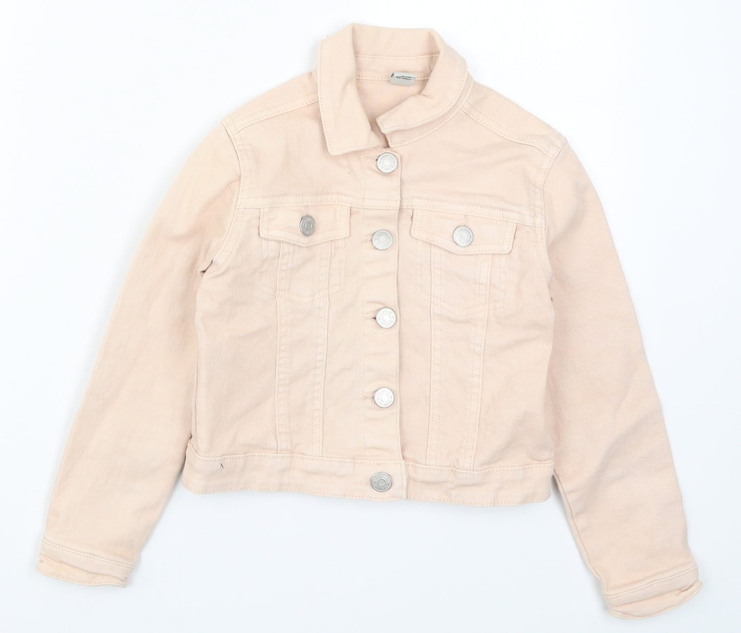 TU Girls Pink  Denim Jacket  Size 7-8 Years