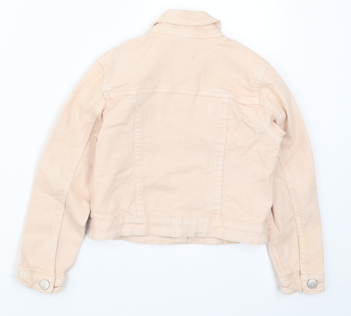 TU Girls Pink  Denim Jacket  Size 7-8 Years
