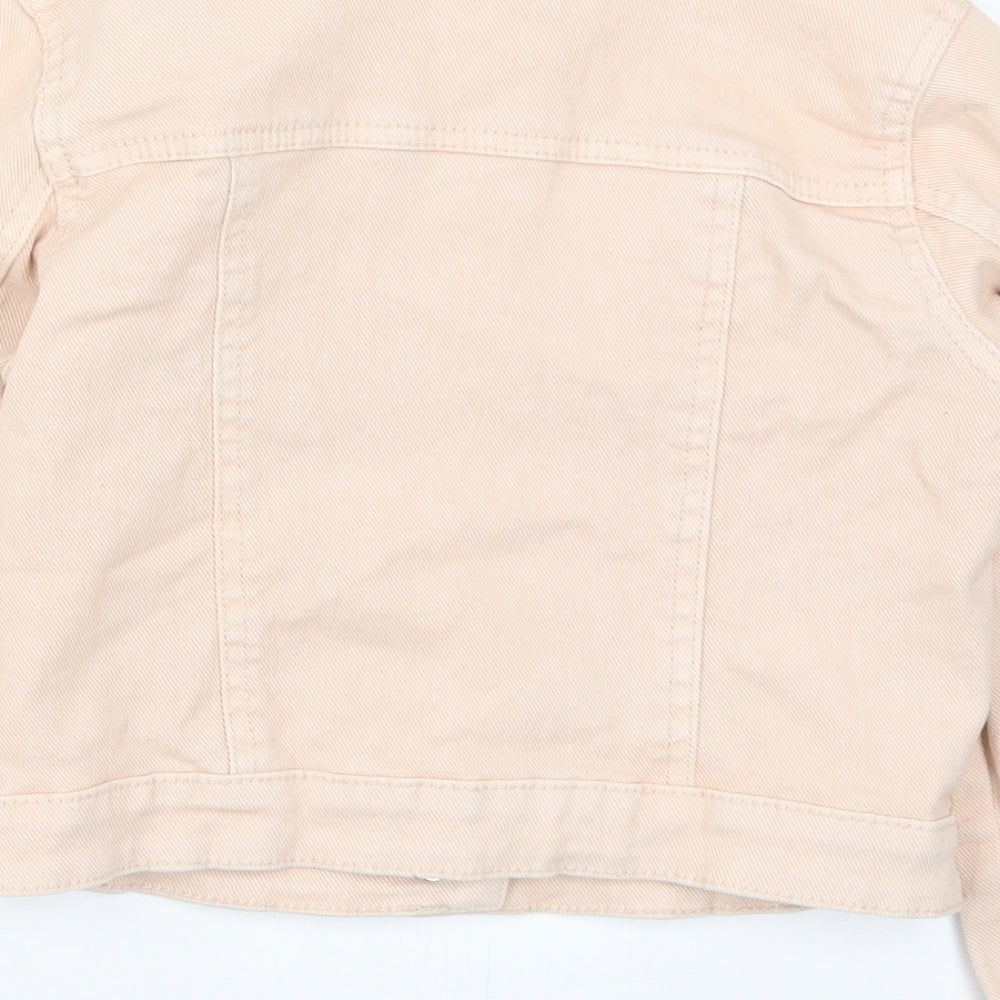 TU Girls Pink  Denim Jacket  Size 7-8 Years