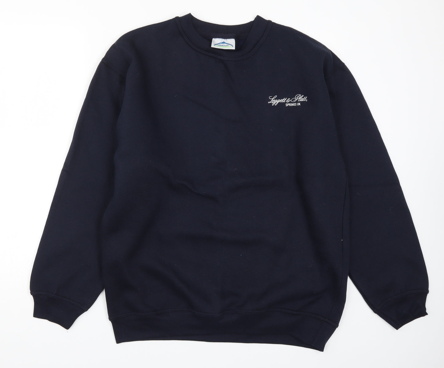 Beaver International Mens Blue   Pullover Sweatshirt Size L  - Leggett & Platt