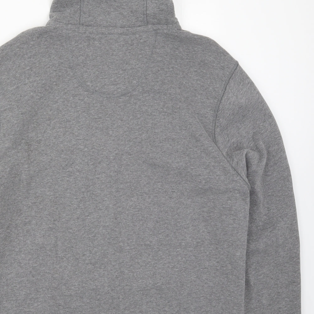 Weird Fish Mens Grey   Full Zip Hoodie Size XL