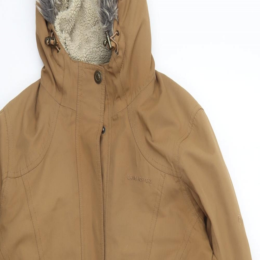 Craghoppers Womens Beige   Parka Coat Size 12