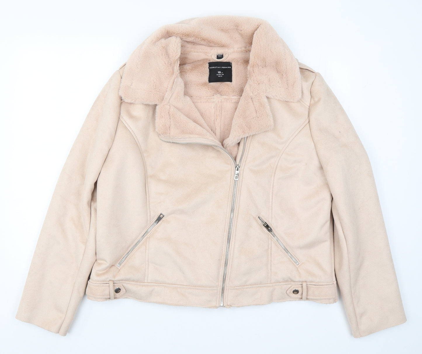 Dorothy Perkins Womens Pink   Jacket  Size 18