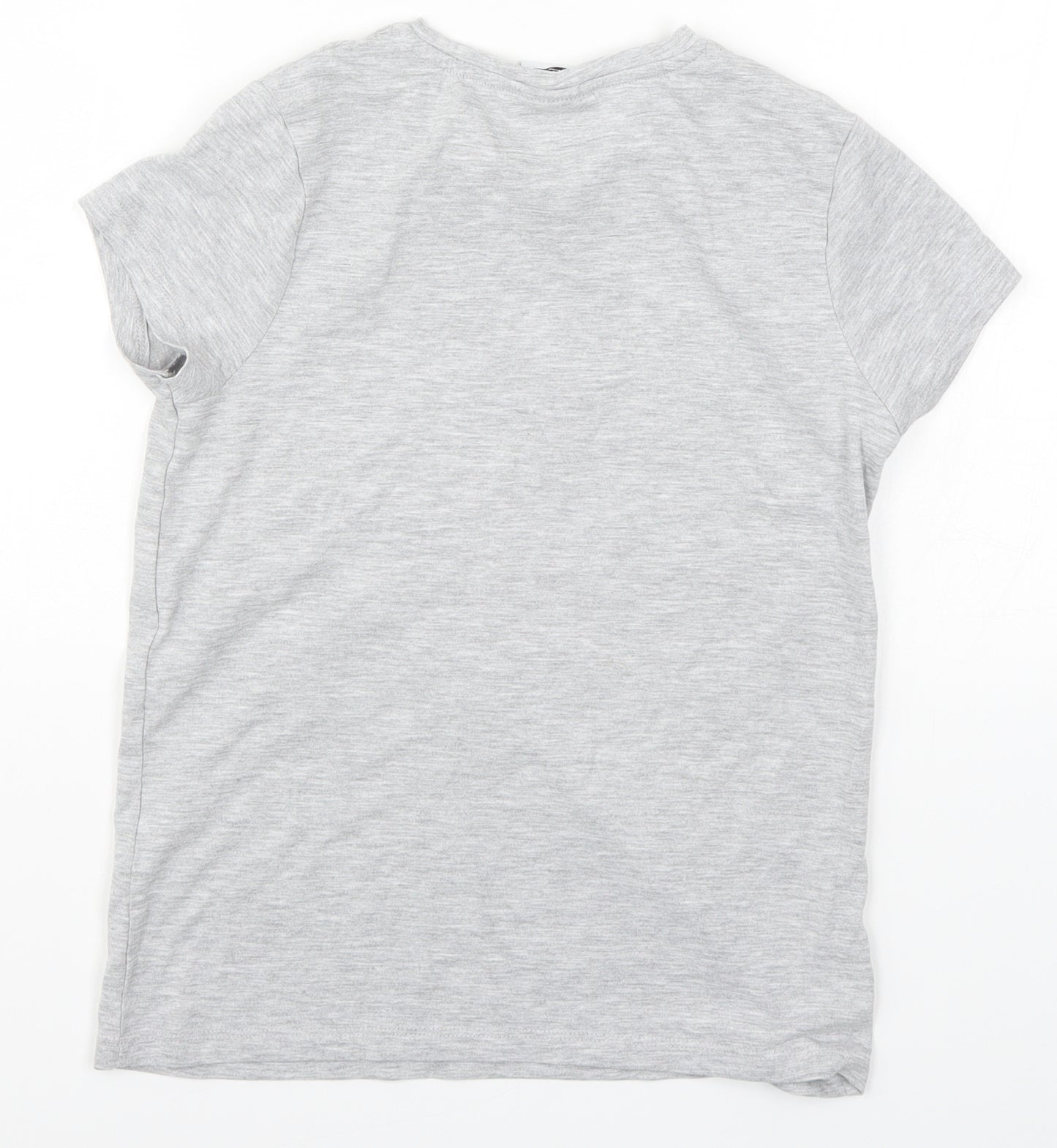 George Girls Grey   Basic T-Shirt Size 11-12 Years  - Jurassic World