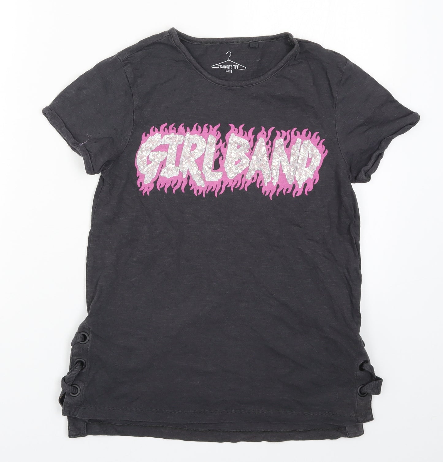 NEXT Girls Grey   Basic T-Shirt Size 14 Years  - Girl Band