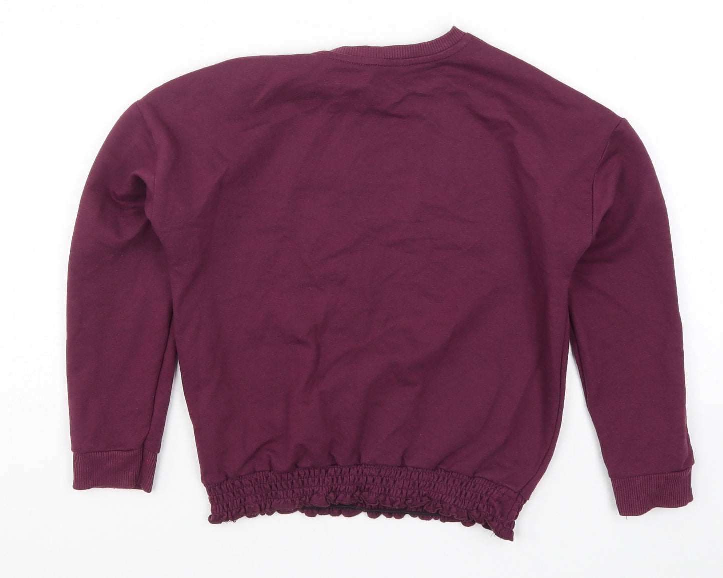 George Girls Purple   Pullover Hoodie Size 8-9 Years  - Today is my Day