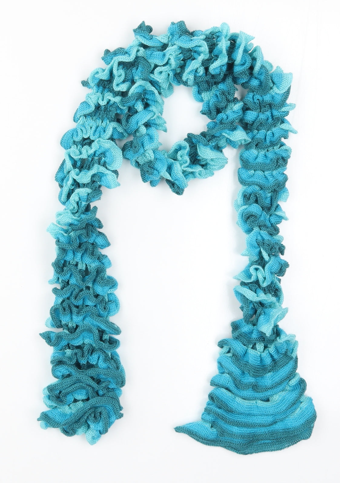 Preworn Womens Blue  Knit  Scarf