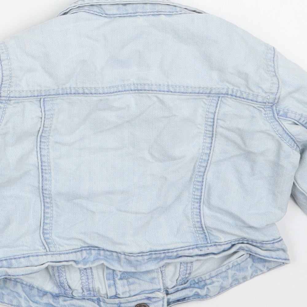 NEXT Girls Blue  Denim Jacket  Size 2-3 Years