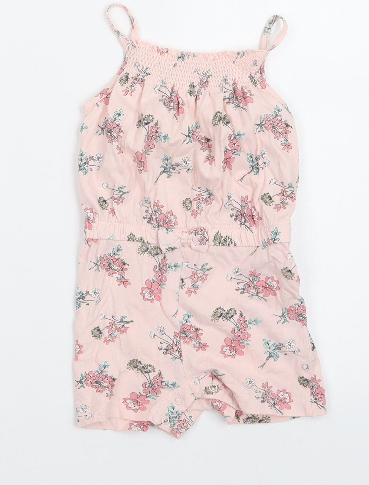 Primark Girls Pink Floral  Dress Set Outfit/Set Size 12-18 Months