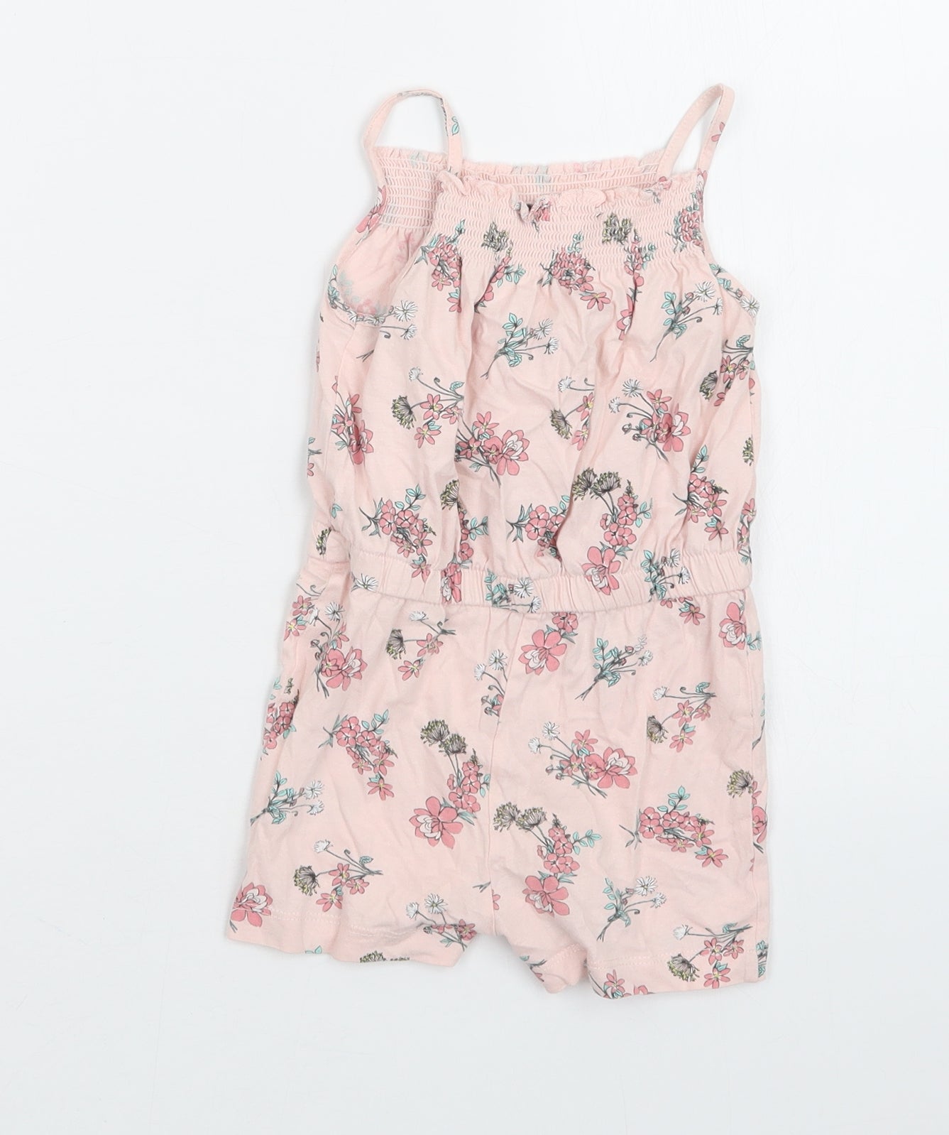 Primark Girls Pink Floral  Dress Set Outfit/Set Size 12-18 Months