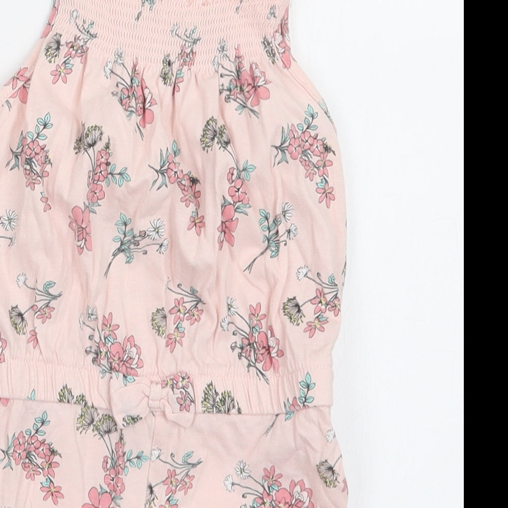 Primark Girls Pink Floral  Dress Set Outfit/Set Size 12-18 Months