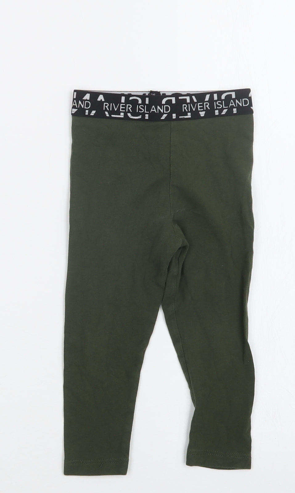 River Island Girls Green   Capri Trousers Size 18-24 Months