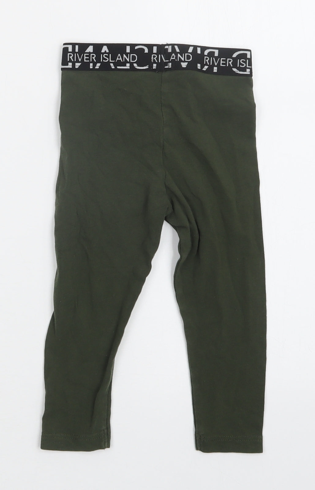 River Island Girls Green   Capri Trousers Size 18-24 Months
