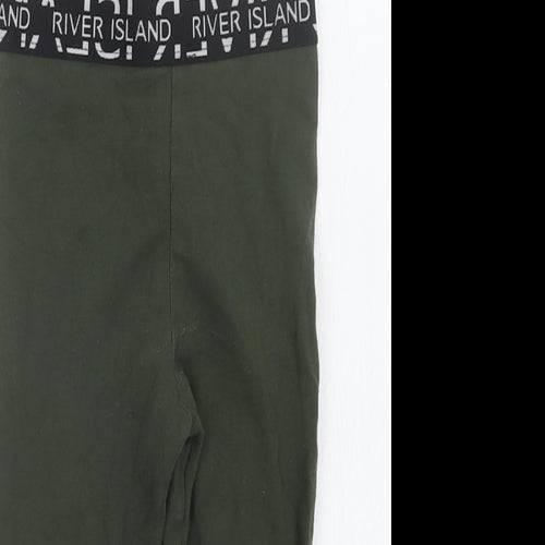 River Island Girls Green   Capri Trousers Size 18-24 Months