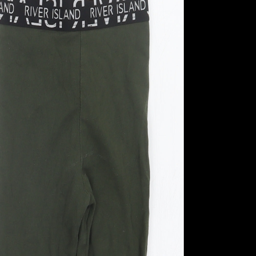 River Island Girls Green   Capri Trousers Size 18-24 Months