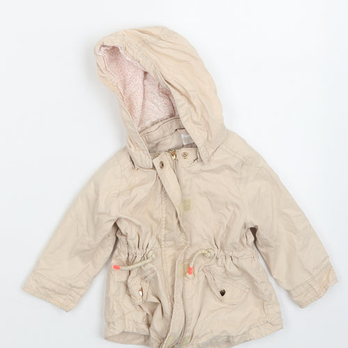 H&M Girls Pink   Jacket  Size 12 Months