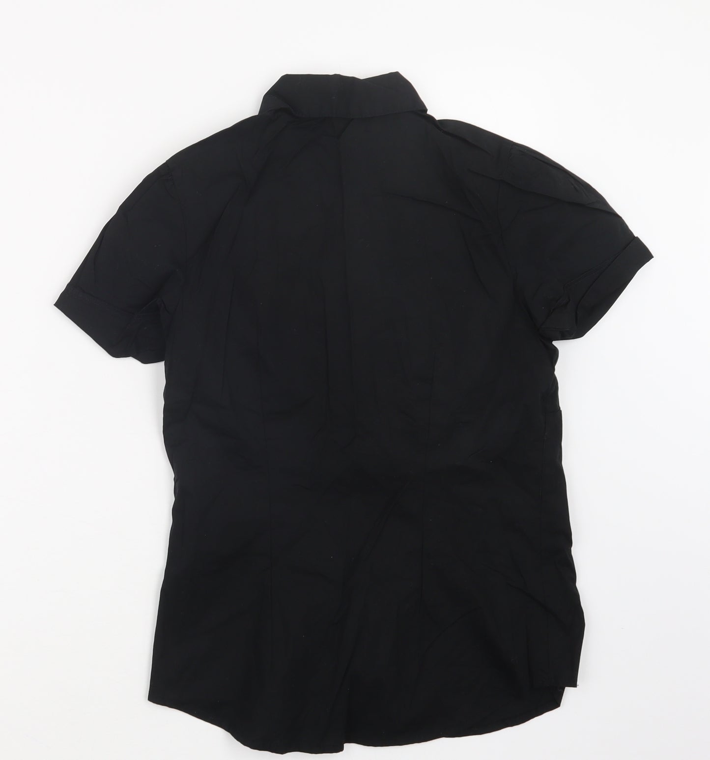 Atmosphere Womens Black   Basic Button-Up Size 12