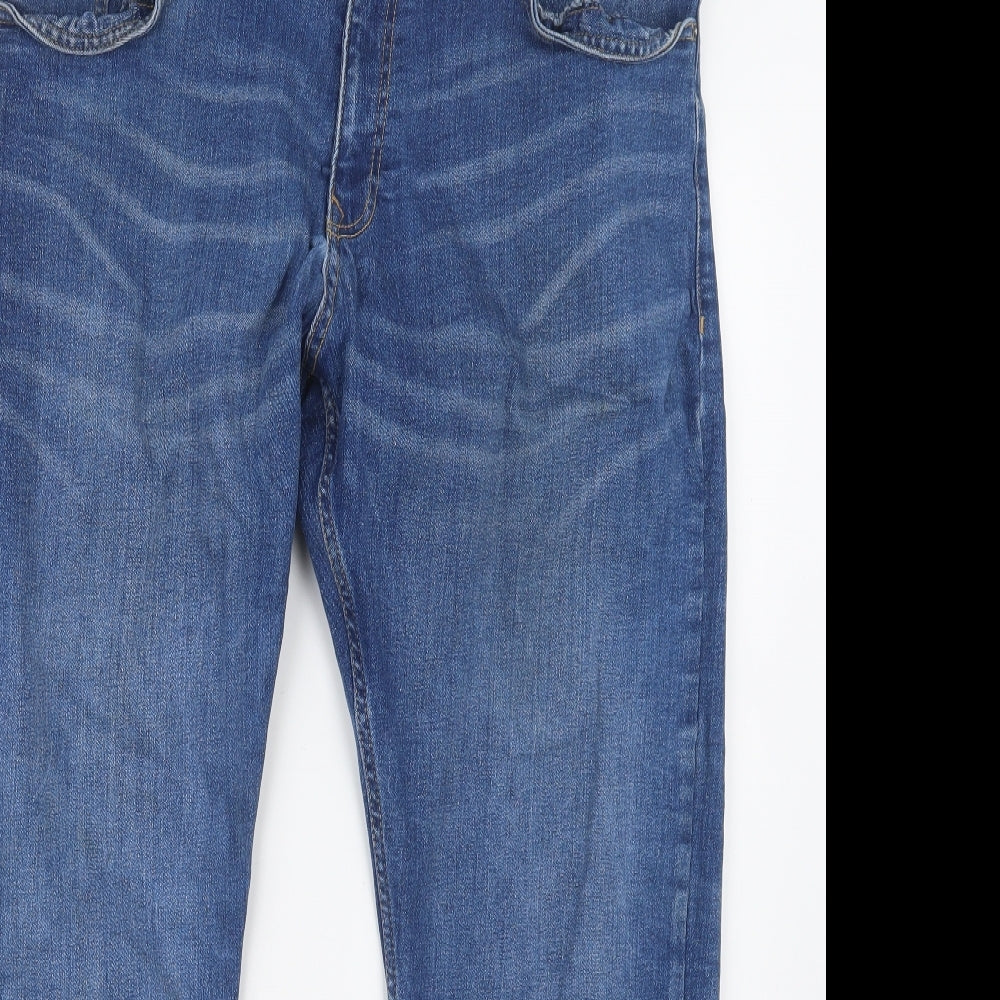 Lee Cooper Mens Blue  Denim Straight Jeans Size 37 in L29 in