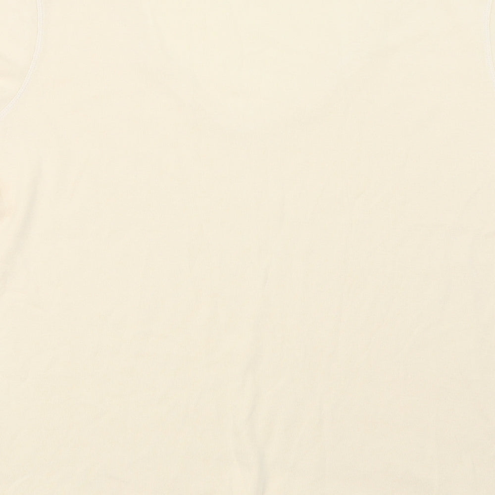 Marks and Spencer Womens Ivory   Basic T-Shirt Size 20