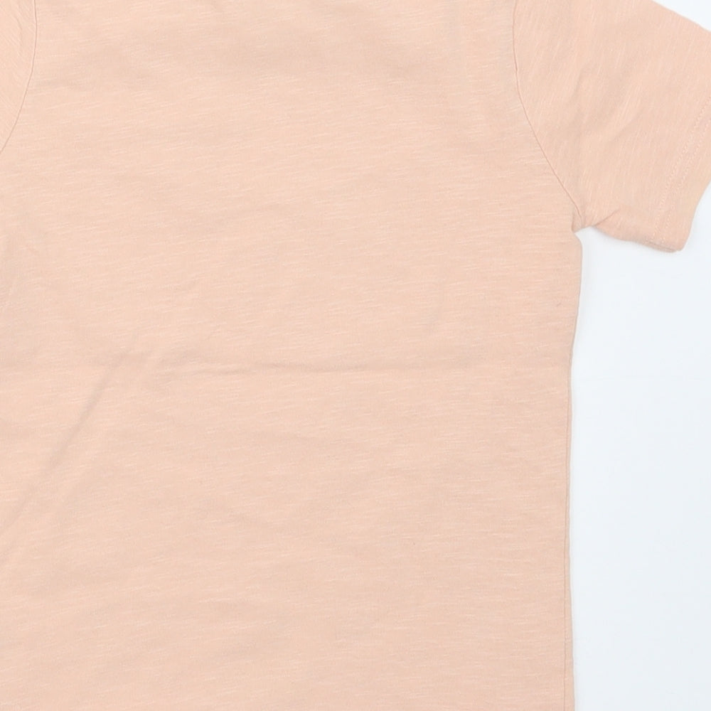 TU Boys Orange   Basic T-Shirt Size 3-4 Years