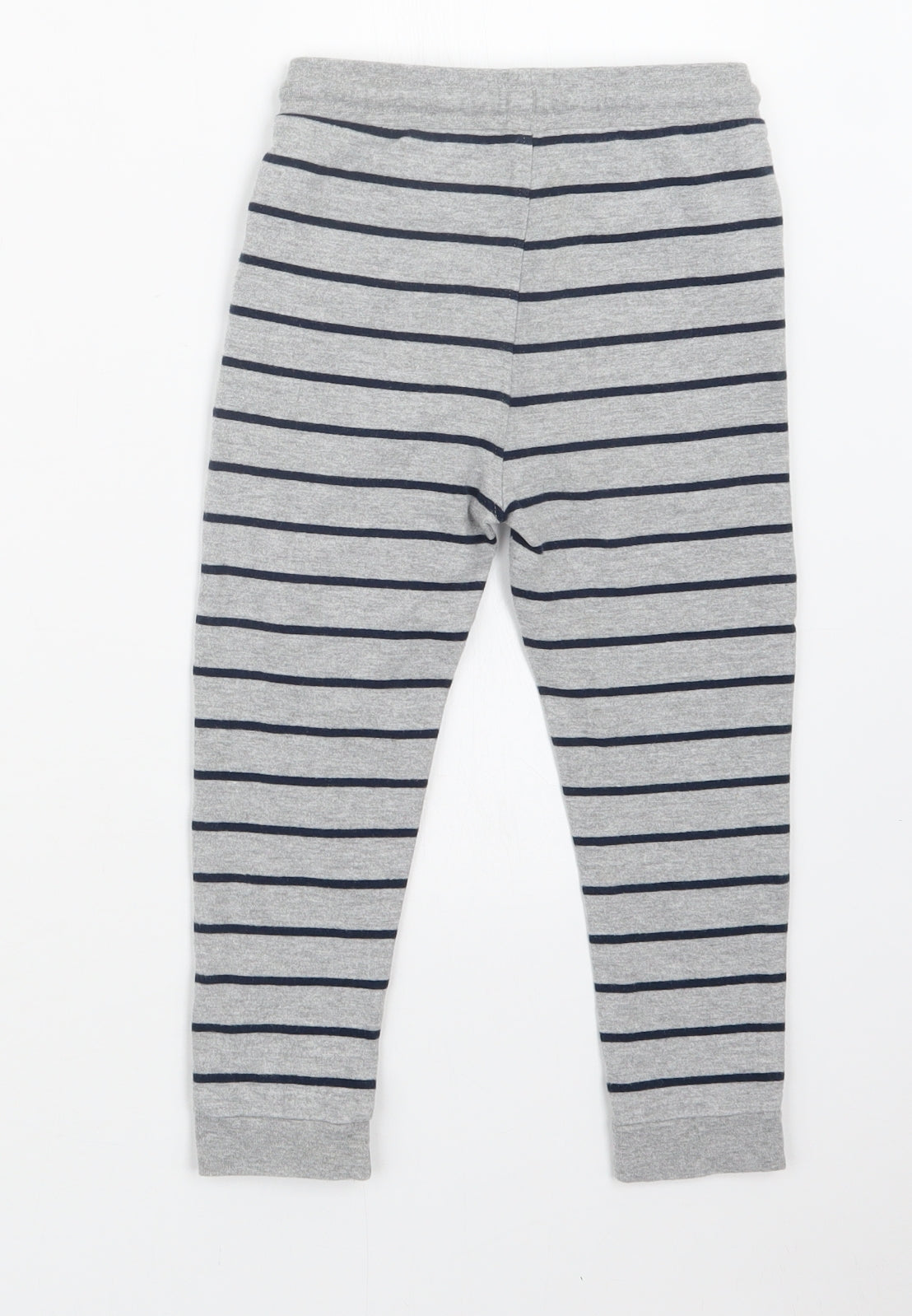 Marks and Spencer Boys Grey Striped  Jogger Trousers Size 3-4 Years