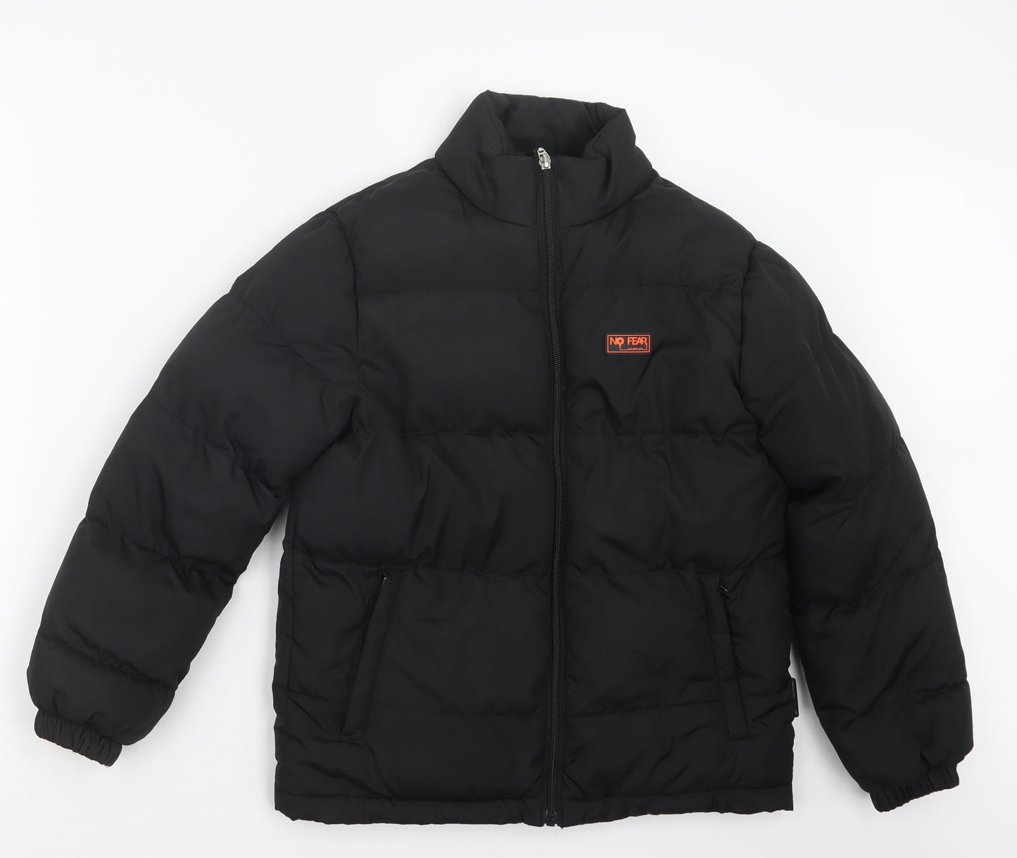 No Fear Boys Black   Puffer Jacket Jacket Size 7-8 Years