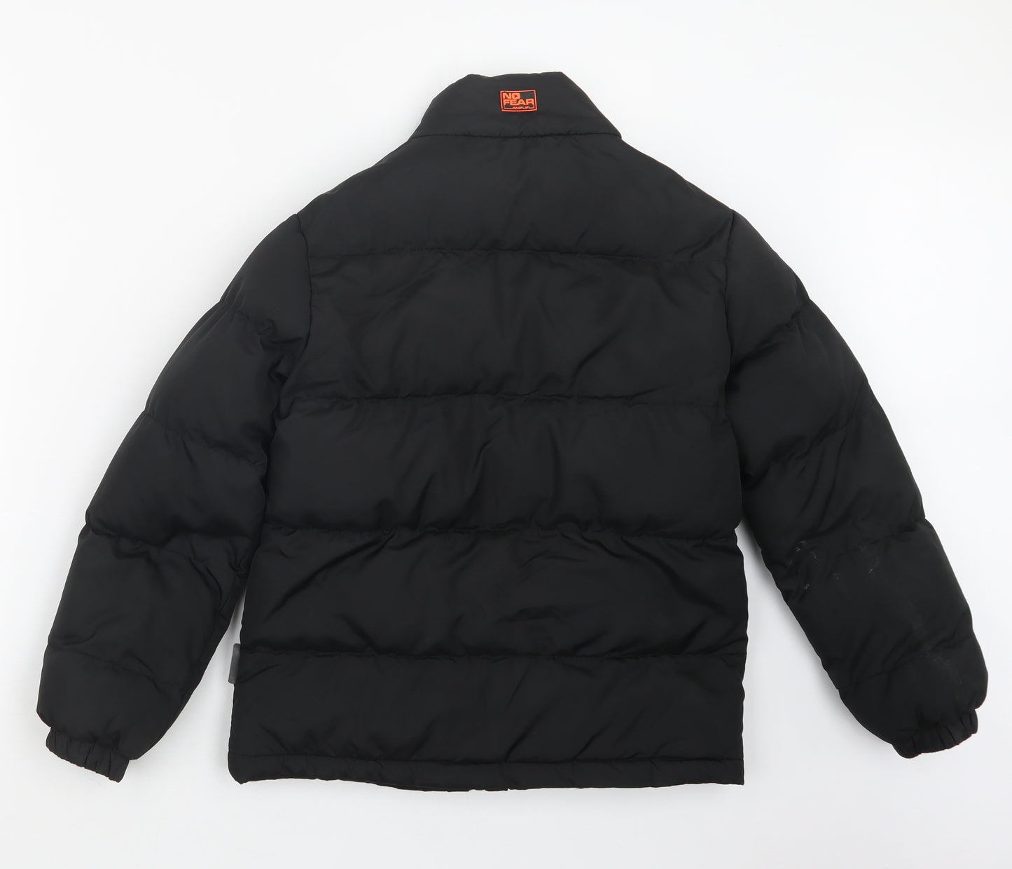 No Fear Boys Black   Puffer Jacket Jacket Size 7-8 Years