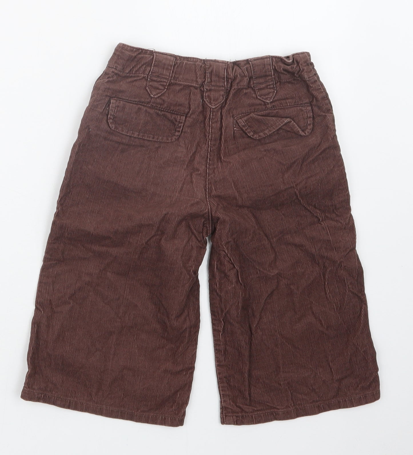 Girls Unlimited Girls Brown   Cropped Trousers Size 5-6 Years