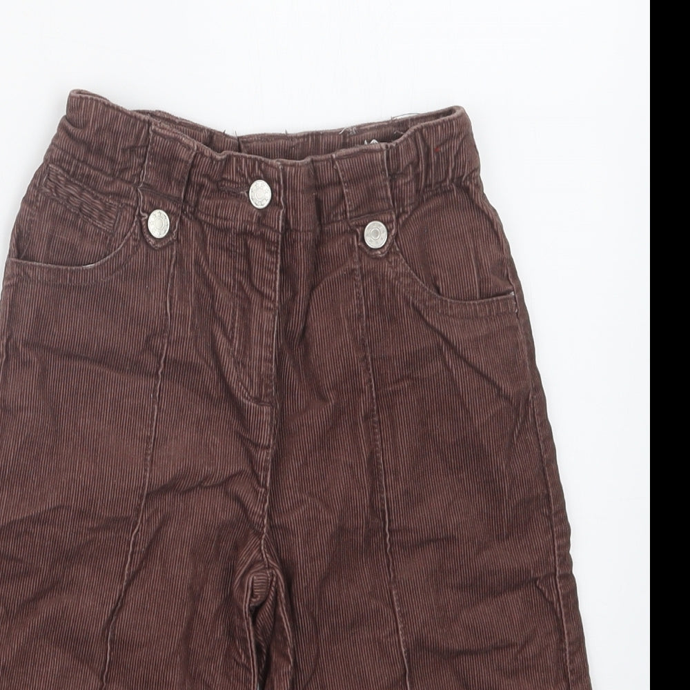 Girls Unlimited Girls Brown   Cropped Trousers Size 5-6 Years
