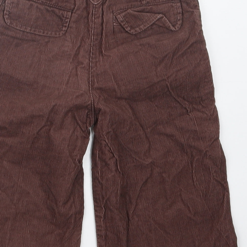 Girls Unlimited Girls Brown   Cropped Trousers Size 5-6 Years