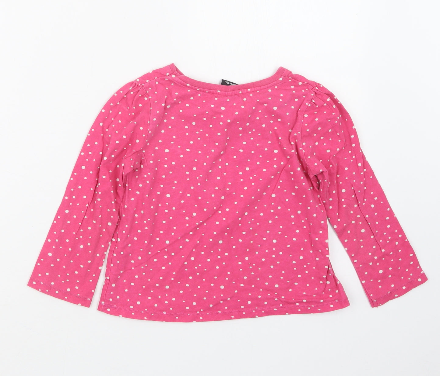 George Girls Pink Geometric  Basic T-Shirt Size 4-5 Years  - Disney