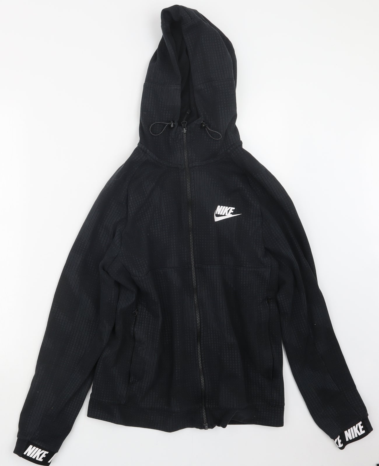 Nike Mens Black   Full Zip Hoodie Size S