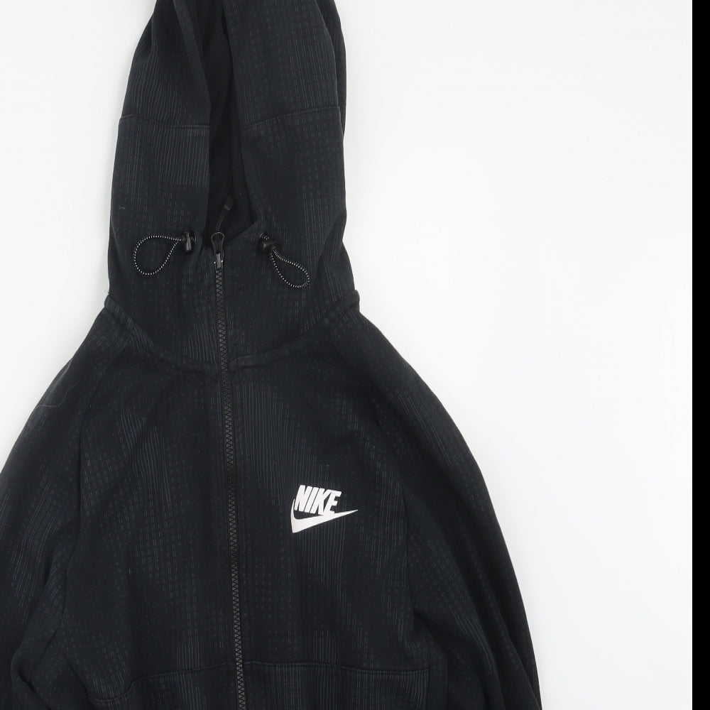 Nike Mens Black   Full Zip Hoodie Size S