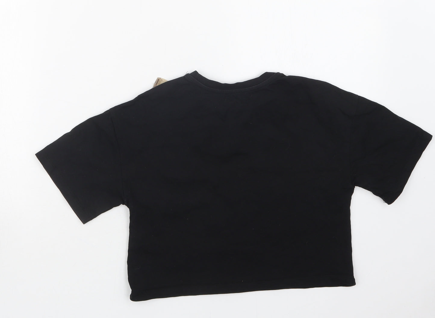 River Island Girls Black   Basic T-Shirt Size 7-8 Years