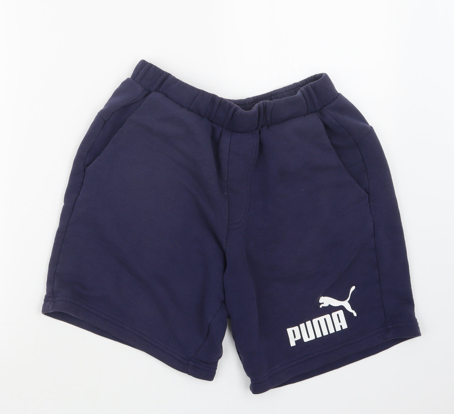 PUMA Mens Blue   Sweat Shorts Size S