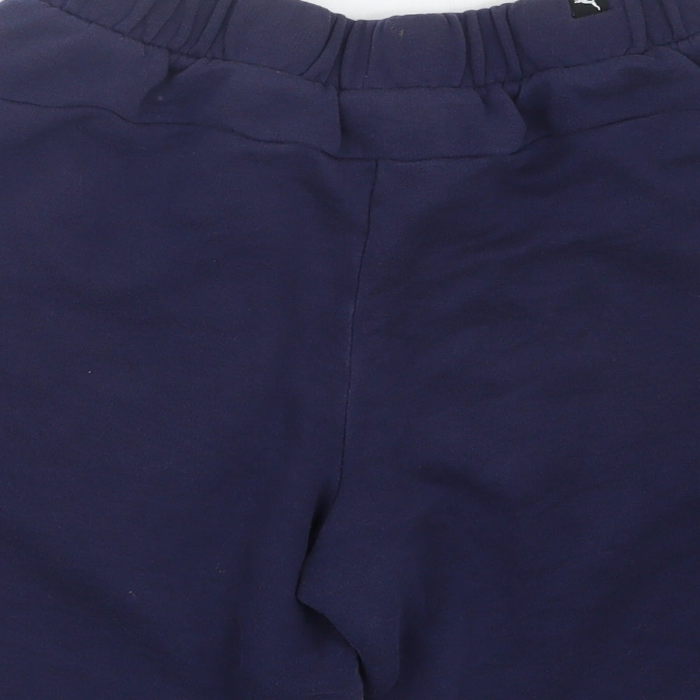 PUMA Mens Blue   Sweat Shorts Size S