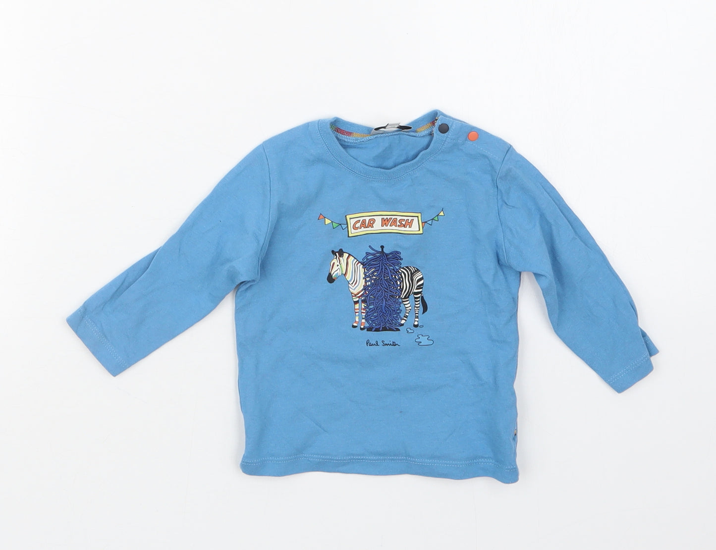 Paul Smith Baby Blue   Basic T-Shirt Size 6-9 Months