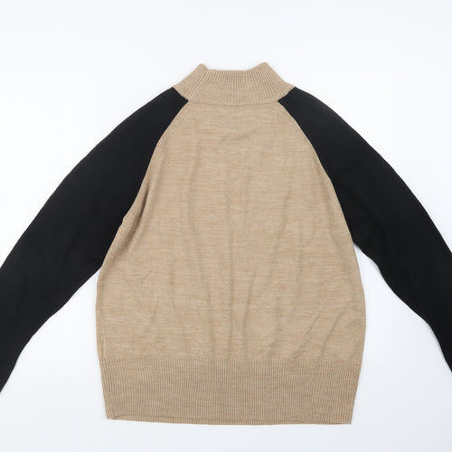 Marks and Spencer Womens Beige  Knit Pullover Jumper Size M