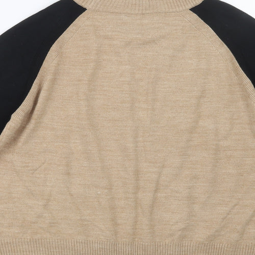 Marks and Spencer Womens Beige  Knit Pullover Jumper Size M