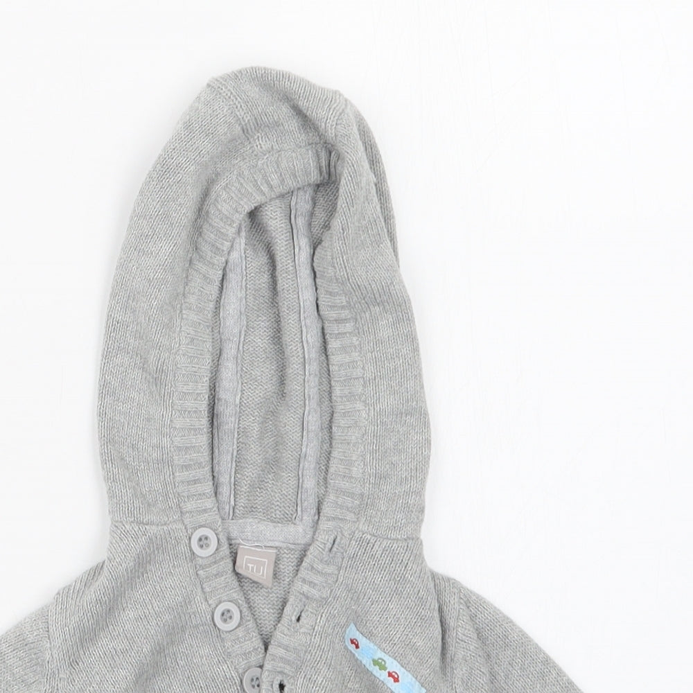 TU Boys Grey  Knit Pullover Jumper