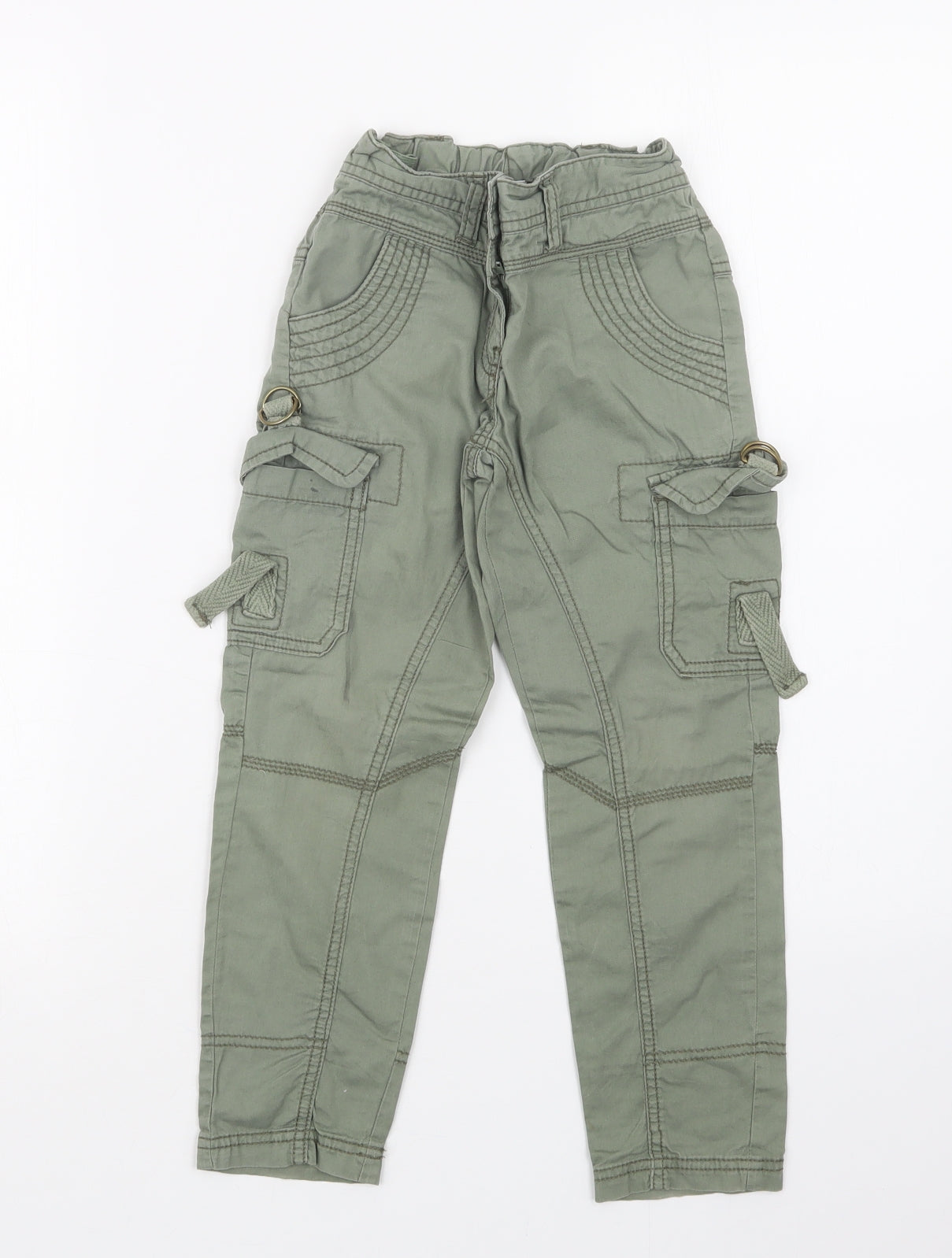 NEXT Girls Green   Cargo Trousers Size 6 Years