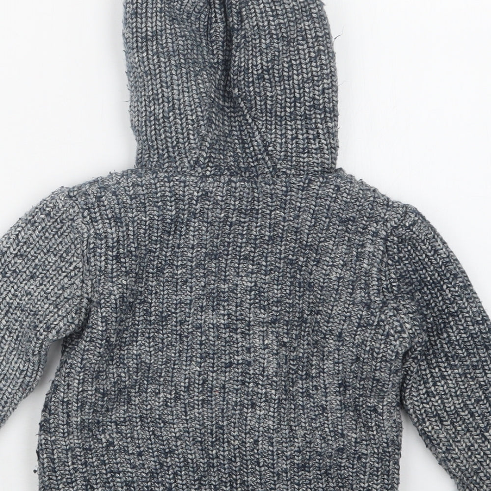 Marks and Spencer Boys Blue  Knit Jacket  Size 2-3 Years