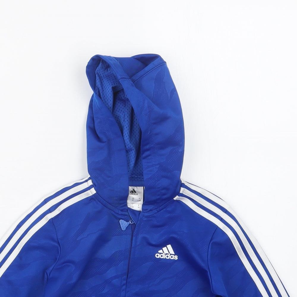 adidas Boys Blue   Jacket  Size 2-3 Years