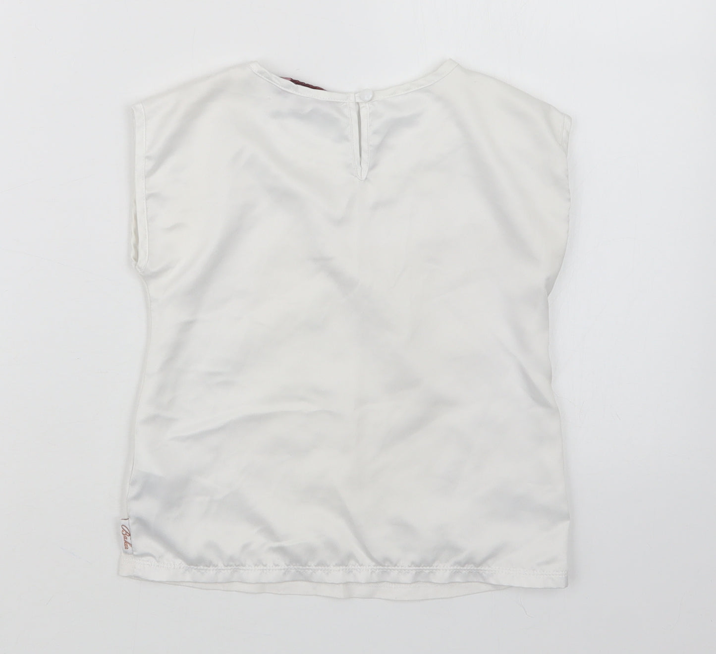 Ted Baker Girls White   Basic T-Shirt Size 4-5 Years