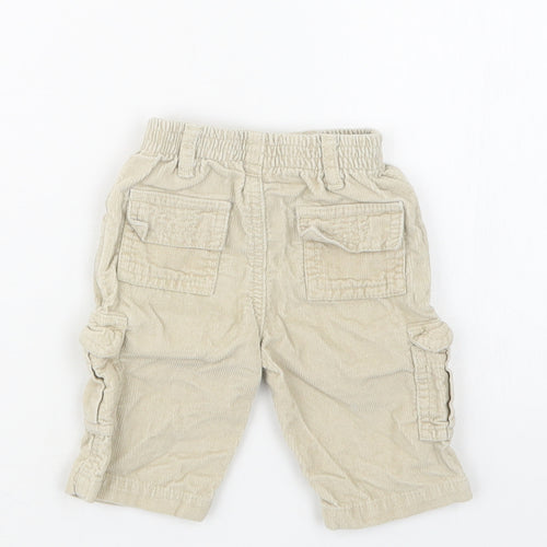 Adams Kids Boys Beige   Cargo Trousers Size 3-6 Months